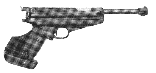 Пневматический спортивный пистолет Feinwerkbau Modell 65.