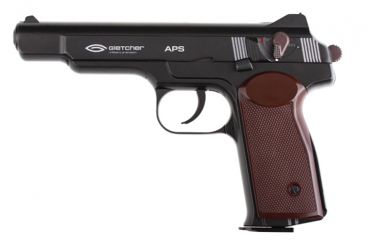 Gletcher APS - Пневматический пистолет, копирующий пистолет Стечкина