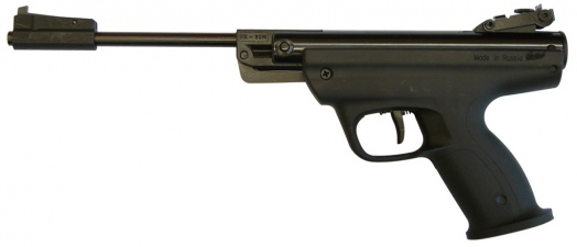 Пружинно-поршневой пневматический пистолет ИЖ-53